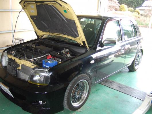 CG10 K11 マーチ エンジン、マニュアルミッション付き