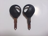 プジョー NE72 イモビキー用ブランク キーチップ無し 二本セット
