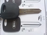 フォード旧型トランスポ ンダーチップ用ブランク キー2本セット 