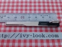 ベンツ電子キーブランク ストレート 全長74mm No.4 (2本セット)