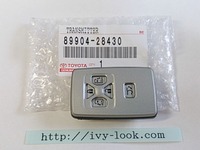 品番89904-28430   ＩＤ７１　５ボタン　アイシスZGM1,ノア ヴォクシーZRR7,エスティマACR5 GSR5,アルファード ヴェルファイア/HV ANH20 GGH2 バックオートドア、両側スライドドア 用5ボタンスマートキー   