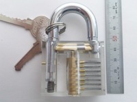 鍵の学校 教材クリヤー 南京錠 ピンシリンダー