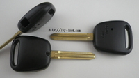 トヨタ サイド1ボタン　M382,TOY43 キーレス用 キーカバー ブランクキー 2本セット
