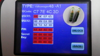 ワーゲン、アウディ適合ＩＤ４８ーA1 トランスポンダー イモビ チップ　 2個