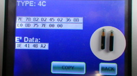 フォード適合　４Ｃ　T4 グラス　トランスポンダー　イモビ　チップ　2個