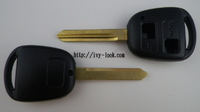 TOY47  2ボタン キーレス ブランクキー 2本セット