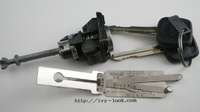 トヨタM382 10カット用 TOY43AT LISHI 2IN1 PICK ,トヨタ純正 練習用キーシリンダーセット