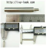 3mmカッター用 キーマシンガイド　先端3.1ｍｍ　長さ40mm ６ｍｍ軸 