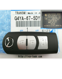 マツダ　プッシュスタート用　トランク3ボタン　アドバンスキー純正品番G4YA-67-5DY