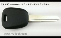 スズキ ID46 M421 トランスポンダーキー   社外品 １本   スイフト、エスクード登録確認済み、軽は登録不可