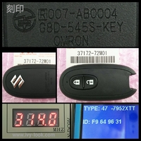 品番37172-72M01 ワゴンR /スティングレーMH34S 年式 2012/06～★ハスラーMR31S年式2013/10~★ハスラーMR41S年式2015/09~★エブリーDA17V年式2015/01~   2ボタン ［エマージェンシーキー付］
