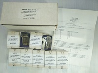 【中古美品】フォード 10カット イグニッションサイドバー用 トライアウトキー 102本組 チャート表 説明書付