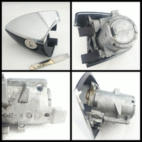  【中古品】ベンツSクラス純正　 HU64   右ドアキーシリンダー （キー社外品） 