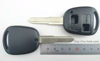 ダイハツ M424 アトレー/ハイゼット  キーリモコン一体用 キーレスハウジング ２本セット（四角2個ボタン）