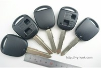 ダイハツ M424 アトレー/ハイゼット キーリモコン一体用  キーレスハウジング  5本セット（四角2個ボタン）