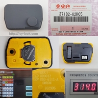 スズキ、マツダOEM、日産モコOEM 黄色トランスミッター　ID46 1ボタン　部品番号37182-82K05     1個