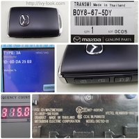 マツダ 品番BOY8-67-5DY  セダン/ファストバック共通サイド3ボタン アドバンスキーMAZDA3 SEDAN/ ファストバック 