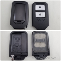  ホンダ ２ボタン　プッシュスタート　スマートキー用 ハウジング  1個(ロゴマーク無し)