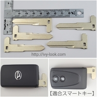 ダイハツ,トヨタダイハツＯＥＭ、スバルダイハツＯＥＭ　新型プッシュ 角形丸ボタンスマートキー用 M424 メタルブランクキー  5本セット