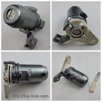 【中古品】HU100　GM/シボレー/キャデラック純正　左ドアシリンダー 　フリップキー付き