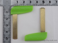 ルノー　カードキー用エマージェンシーキー　グリーンヘッド小　2本セット