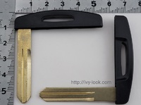 ルノー　NSN14/M396　カードキー用エマージェンシーキー　黒ヘッド大　2本セット