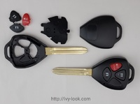 USトヨタ3ボタンしづく型 パニック、ロック、アンロック　M382、ＴＯＹ43、2本セット