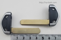 アキュラ スマートキー用  HON66 シルバー/黒ヘッド メカニカルキー2本 セット