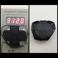 【中古品 】トヨタ 純正 　2ボタンしずく型トランスミッタ 312Mhz   表黒ラバー 裏面電池蓋 黒色