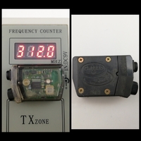 【中古品 】トヨタ  純正 　サイド2ボタン トランスミッタ　 312mhz  電池蓋  ネジ止め