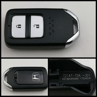 【中古美品 】品番72147-T5A-J01 ホンダ  ロゴ面黒   プッシュスタート用 スマートキー
