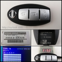 T32 X-TRAIL2020/11～ 285E3-6RA2B パワーバックドア付き用  3ボタン インテリキー 