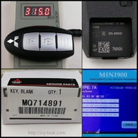 日産OEMミツビシ EKワゴンB33W 2019/02～ 2ボタン オペレーションキー部品番号MQ714891