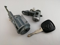 【中古品 純正】スズキ ワゴンR 972刻印  HU87/M421  イグニション/右ドアシリンダーセット (キーレス基盤無し)