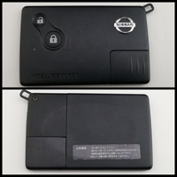 (中古品)ウイングロード Y11  2ボタン ツイストノブ インテリジェントキー カード型 １個