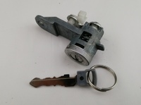 【中古品 純正】日産ルーク/スズキ パレット HU87/M421 右ドアシリンダー １個  シルバーヘッドエマージェンシーキー付き