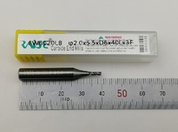  先端2mmカッター長5.5mm超硬カーバイトエンドミルカッター3枚刃  長さ40mm 軸6Ф miracle   CONDOR  適合(キー溝無し)