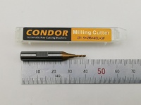  先端1.5mmカッター長6mm超硬カーバイトエンドミルカッター3枚刃  長さ40mm 軸6Ф ミラクル CONDOR  適合 キー溝付き