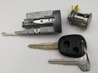 【中古品】 M357 DH4R  ダイハツOEM ステラ純正  右ドア/イグニッション シリンダー 2個セット (キーレス基盤無し
