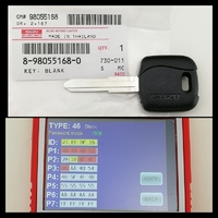 イスズ 純正 ID46  M431 イモビライザーブランクキー 部品番号 8-98055168-0   1本