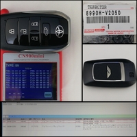 品番8990H-V2050   互換品番V2051 ベルファイア バックドア5ボタン 8A / P04 BA