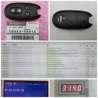 日産NV100クリッパー 品番285E3-4A01A スマートキー4ボタン