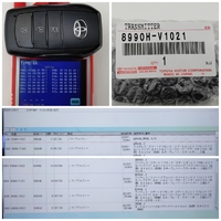 品番8990H-V1021　互換品番V1020ノア/ヴォクシー  スライド片側3ボタン 8A-BA