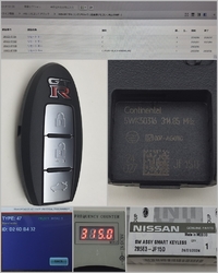 品番285E3-JF15D  スロット付きID47   R35 GTR 2020/07～スロット付 3ボタン 