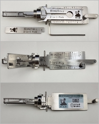 【ワーゲン/アウディ新型車 対応】HU162T(9)V.2  ハンドル脱着式　左側溝　　LISHI製　2in1 ピック＆デコーダ  新型パサート、トゥーラン適合