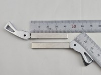 フォルクスワーゲン HU162T(9) スマートキーブランク メタルヘッド ２本セット(社外品)