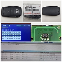品番8990H-52411 /ヤリスクロス/カローラクロス  バックドア3ボタン　ID7B　312.5/314MHz　