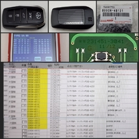 基盤番号3041 品番8990H-48131   80ハリアー A/C/バックドア4ボタン 8A / P04 BA
