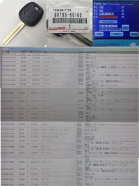 品番 89785-60160トヨタ純正 M 382 ドット刻印 ID67  マスターキー１本(MINI900読み68)次ページの適合有り