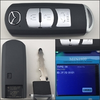 【中古 未使用美品】ID39 7953P表示無し マツダ　CX-5/CX-8　3ボタンバックオートドア　アドバンスキー純正品番TKY9-67-5DY